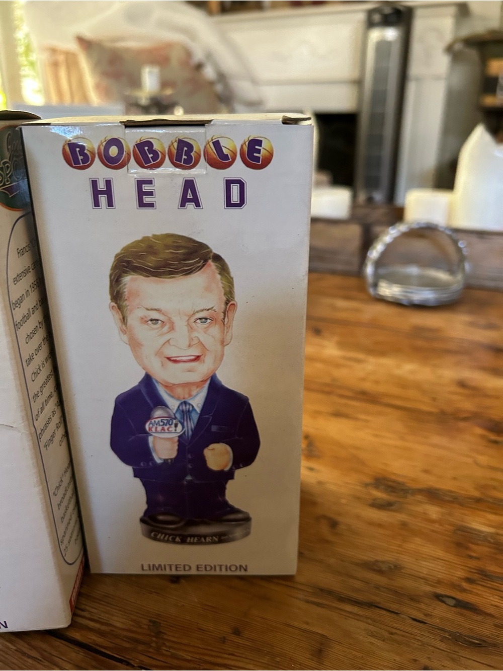 Chick Hearn Bobble Head Limited Edition - Blue Suit